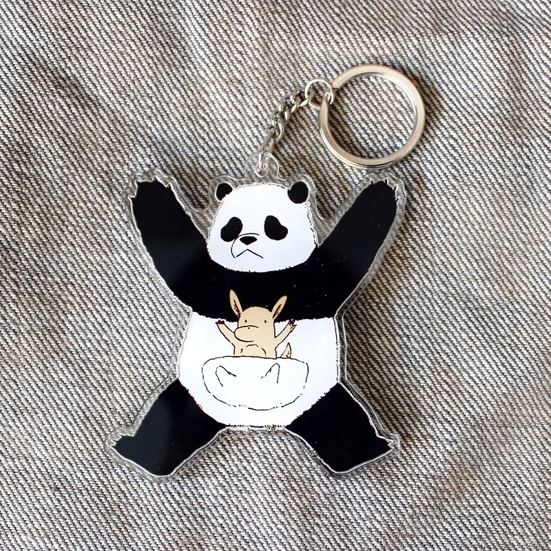 Keychain: Mascot Panda Kangaroo 2 - Other - Acrylic 
