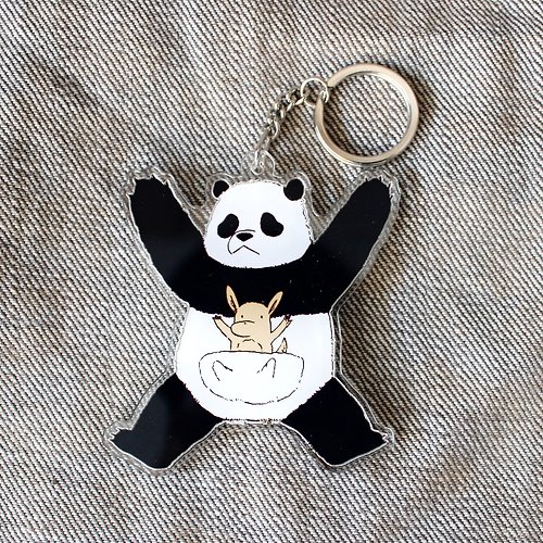 Kai3studio Keychain: Mascot Panda Kangaroo 2