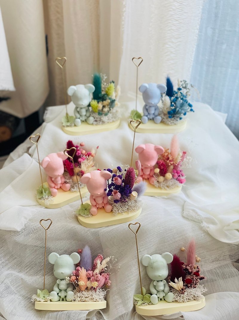The first choice for Mother’s Day gifts is the parent-child bear incense diffuser and floral tabletop convenient clip. - Plants & Floral Arrangement - Other Materials 