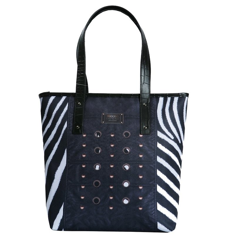 Tottenham star love punk zebra │ │ │ Tote handbag shoulder bag │ │ shoulder bag | Bags TUTORIAL - Handbags & Totes - Waterproof Material 