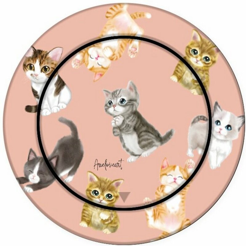 Ariel Watercolour All Kittens Flippy超薄手機支架-兼容MagSafe - 手機配件 - 塑膠 多色