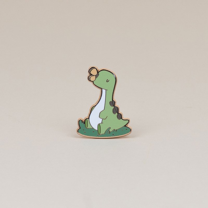 Bellzi | Bronti Enamel Pin -Butterfly - เข็มกลัด/พิน - วัตถุเคลือบ สีเขียว