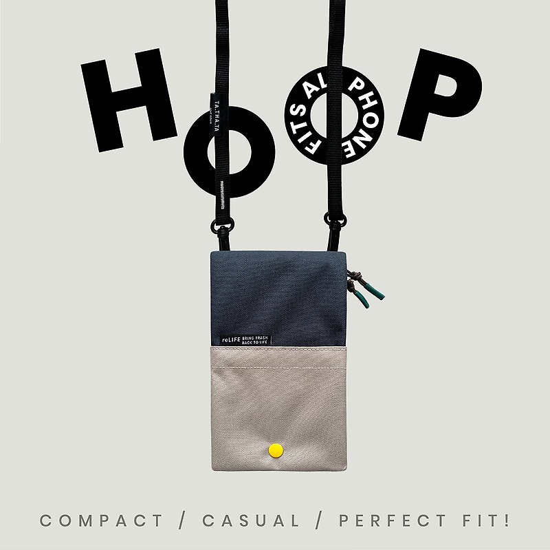 Hoop relife sky sling bag - กระเป๋าสตางค์ - วัสดุอีโค 