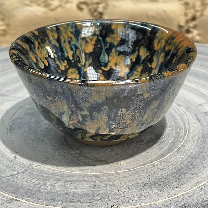 Kasano Kiln Xu Congzhi丨Painted Tianmu - Teapots & Teacups - Pottery Black
