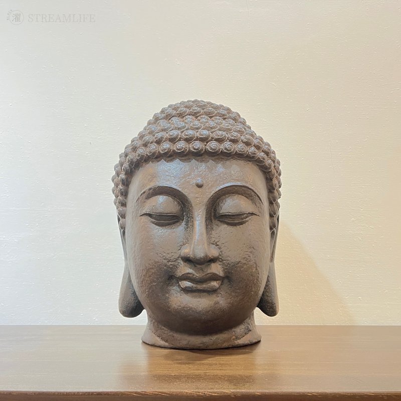 阿彌陀佛佛頭 - 擺飾/家飾品 - 其他金屬 咖啡色