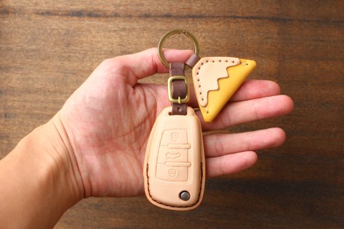 茶皮 Te Leather 茶皮 奧迪 AUDI 汽車鑰匙套 A3 A5 A7 A8 Q3 Q4 Q5 Q7 Q8 客製化
