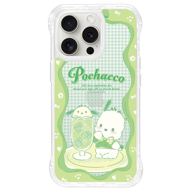 Pacha Dog Qinliang Soda Lazy Stand [Standard Transparent] iPhone 16 15 14 Pro Max - เคส/ซองมือถือ - วัสดุอื่นๆ สีใส