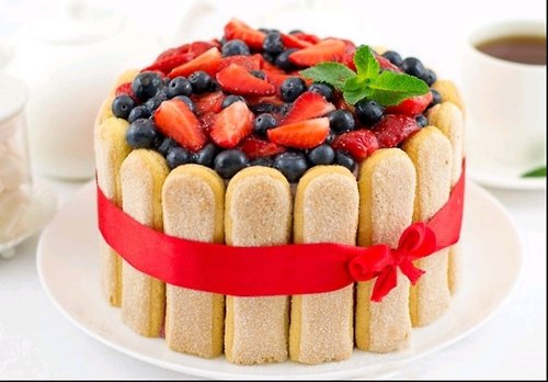 ElenaHMShop Recipe Berry no-bake cake, Digital file, PDF download, Cuisine, Recipes