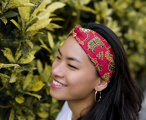 Batik Pattern Headband Gift for Daughter
