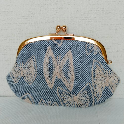 ミナペルホネン sky flower 親子がま口財布 - ショップ gamaguchi