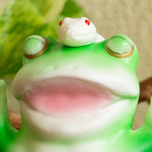 カエルの置物 楽天市場】カエルの石像 Mサイズ 30cm コンクリート製 蛙の石像 かえる