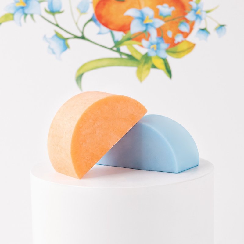 Shampoo & Conditioner Bar - BlueBell and Persimmon - Eco friendly - 6 in 1 Usage - Shampoos - Essential Oils 