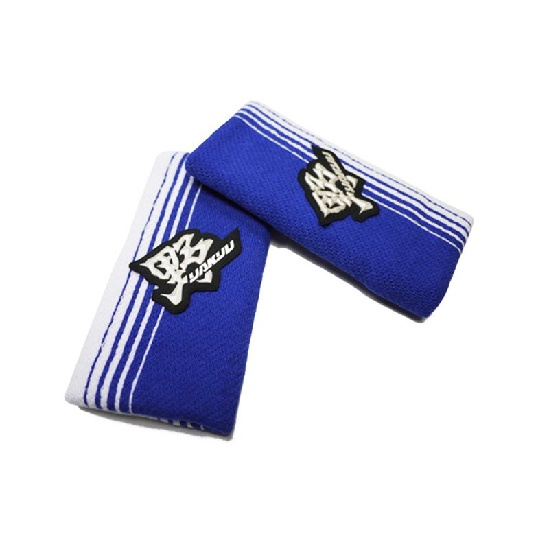 【YAKYU】Wristband - Blue/White (14.5cm) - กางเกงวอร์มผู้ชาย - ผ้าฝ้าย/ผ้าลินิน สีน้ำเงิน