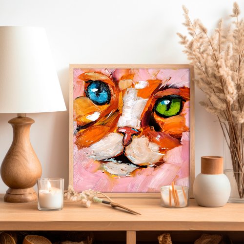 絵画 インテリア 油絵 F6-071019 猫たち 絵画 額付( 青緑＋金色の枠) 油絵 F6-071019 猫たち メルカリ 絵画