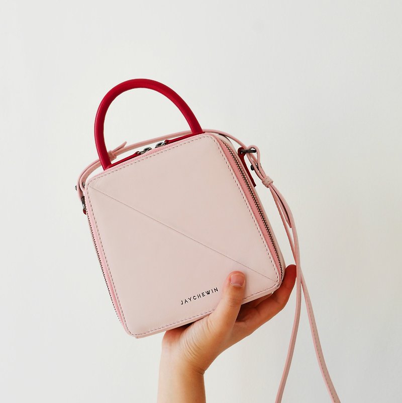 Butter Crossbody Bag in Sakura Pink - Messenger Bags & Sling Bags - Genuine Leather Pink