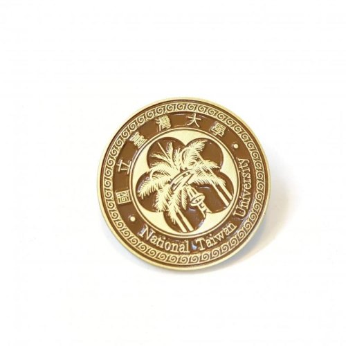 《臺大酷樂網 NTU Colaz》臺大紀念品 NTU souvenir shop 【臺灣大學/臺大】臺灣大學校徽金屬徽章