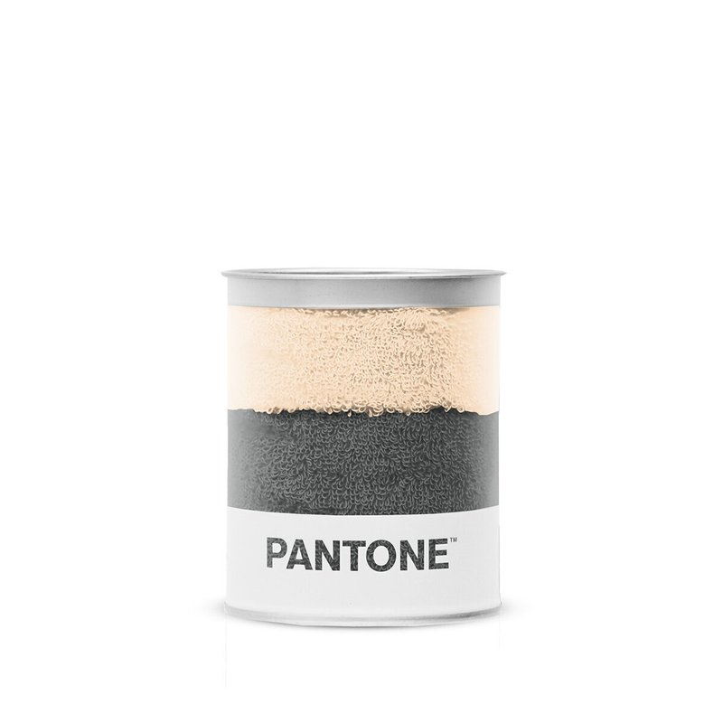 PANTONE - Funmix Collection Premium Cotton Wash Towel - Grey/Cream - ผ้าขนหนู - ผ้าฝ้าย/ผ้าลินิน หลากหลายสี