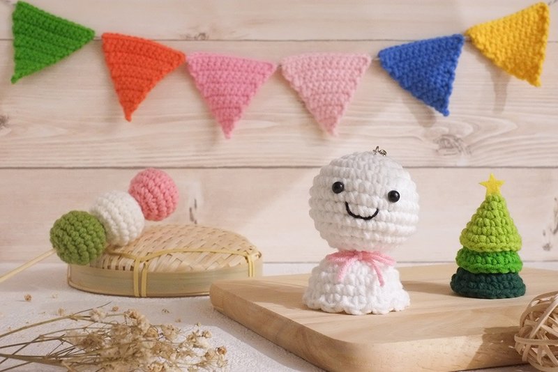 [DIY Material Pack] Sunny Day Doll - Knitting, Embroidery, Felted Wool & Sewing - Other Materials White