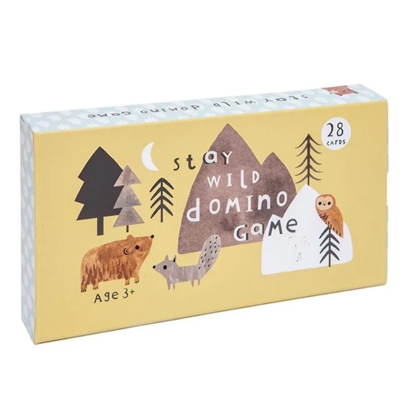 Dutch Petit Monkey Fun Forest Animals Domino Solitaire (3Y+) - ของเล่นเด็ก - กระดาษ 