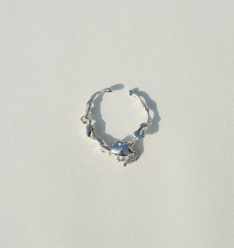 Islet earcuff - Earrings & Clip-ons - Silver Silver