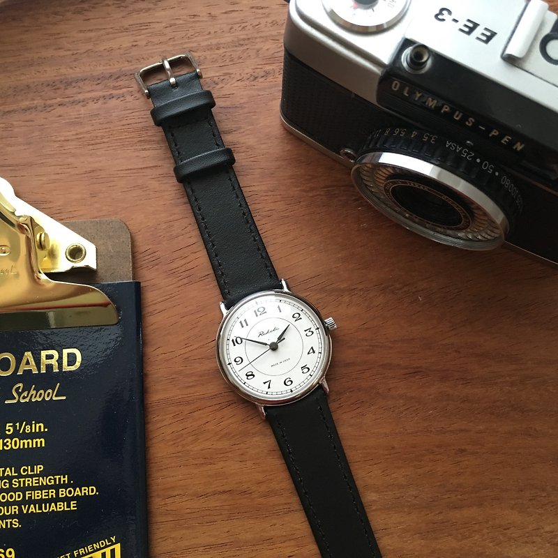 Vintage watch | Raketa | Hand winding Pilot watch - 女裝錶 - 其他金屬 銀色
