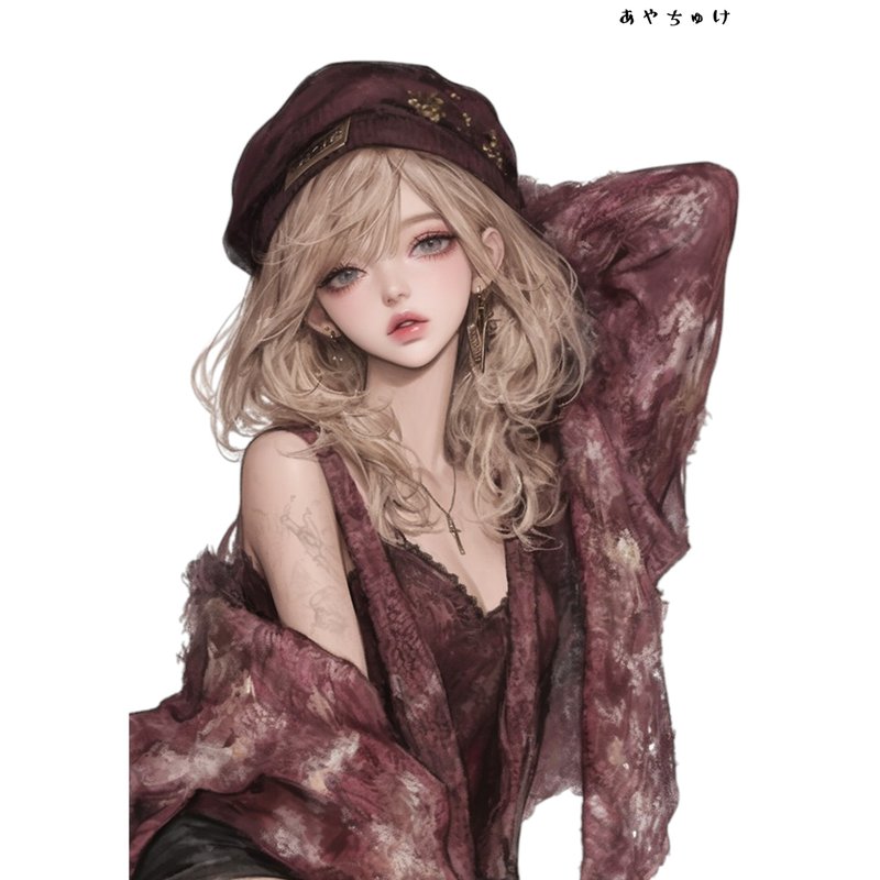 【6月新作】07-089-0115 コラージュステッカー - 貼紙 - 紙 