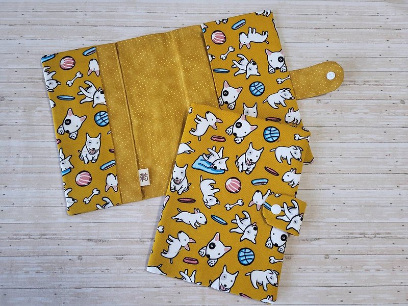 dog baby manual cover children's manual cover - Baby Gift Sets - Cotton & Hemp Orange