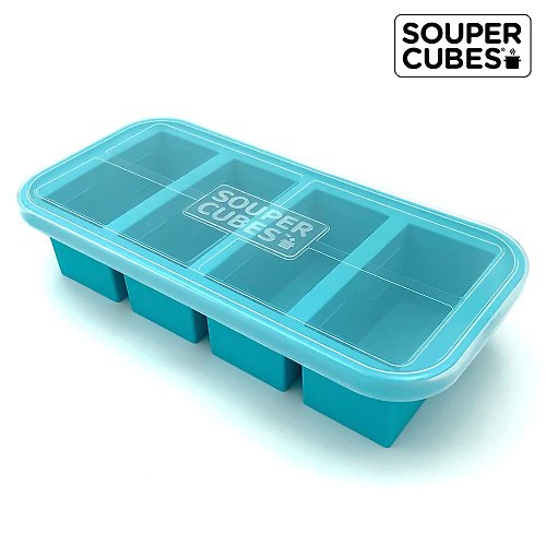 MaryMeyer 快速出貨【Souper Cubes】多功能食品級矽膠保鮮盒4格(250ML/格)