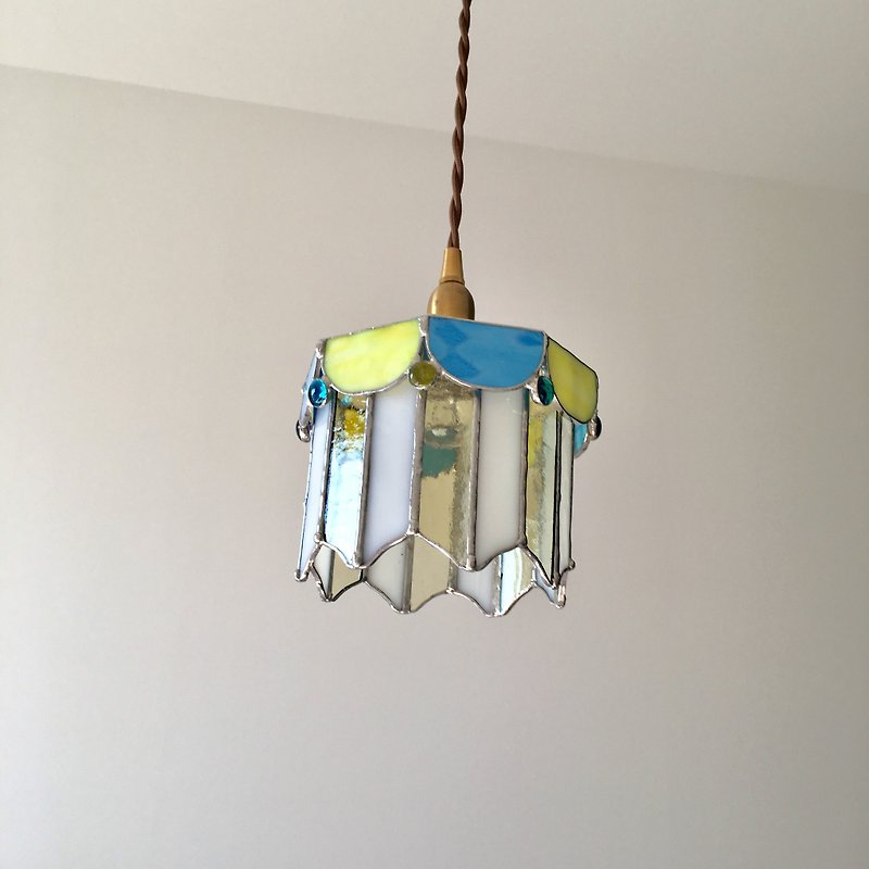 Pendant light Dreaming Night yellow turquoise Bayview