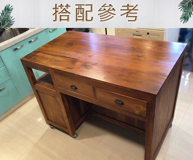 Jidi Cityチークの木100％家具】HYSS147チークの木アイランド