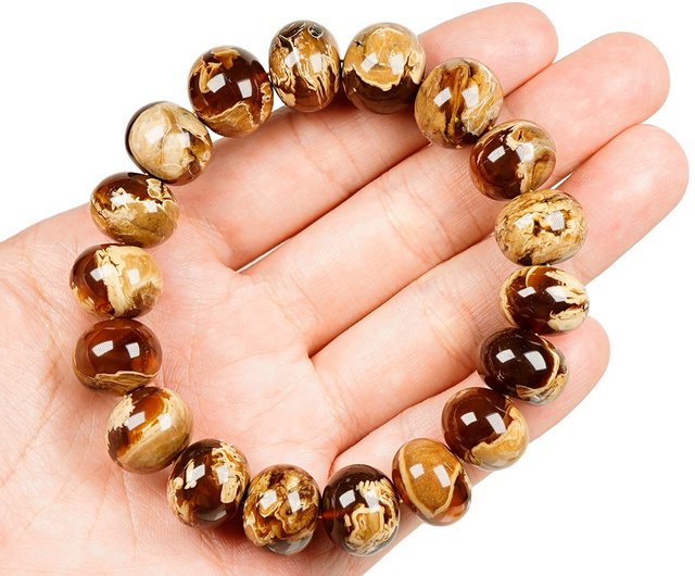 Zhengjia Jewelry]蝋琥珀トップ 魔花洞窟琥珀 30.5g そろばん