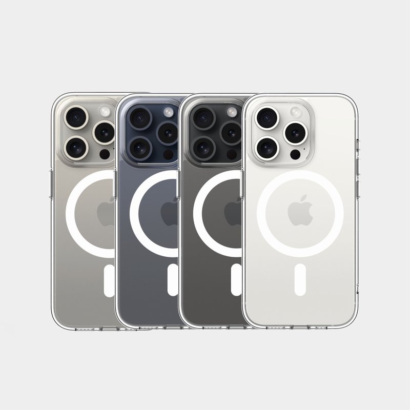 【UNIU】EÜV Pro 變色透明殼-磁吸式 iPhone15/Pro/Max - 手機殼/手機套 - 塑膠 