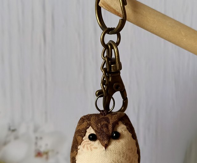 Owl Charm Keychain