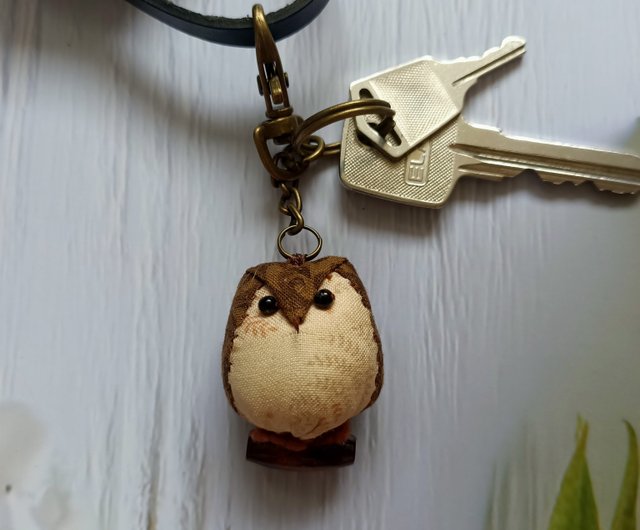 Owl Charm Keychain