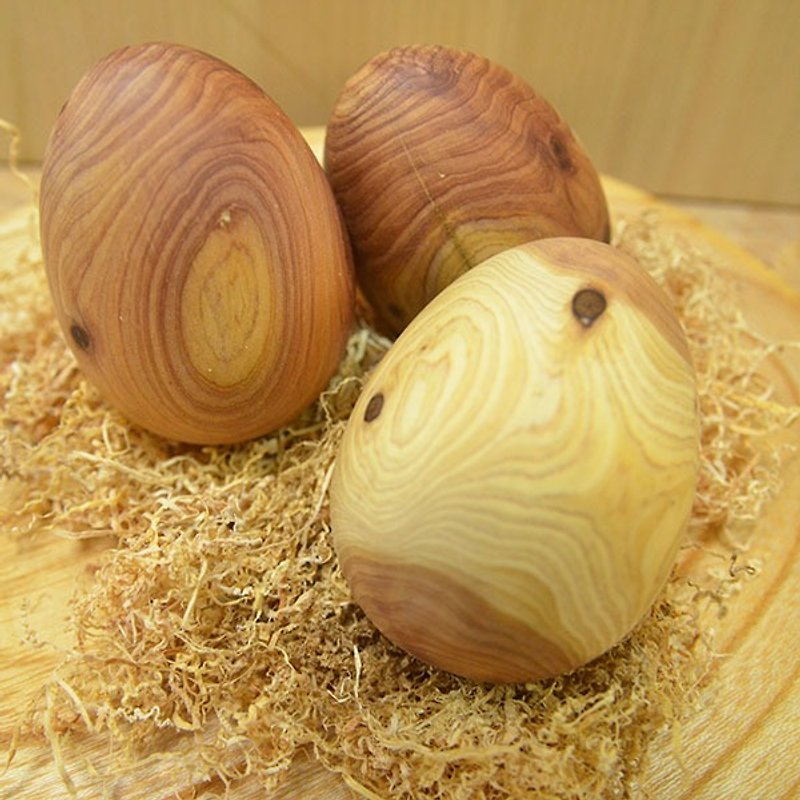 Aromatic Wooden Egg、Handmade、Massager - น้ำหอม - ไม้ สึชมพู