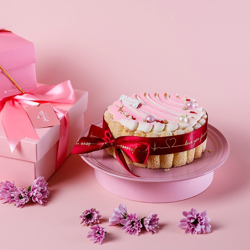 夢幻嚴選 | 粉紅泡泡(六吋) 小明星大跟班推薦 - 蛋糕/甜點 - 新鮮食材 粉紅色