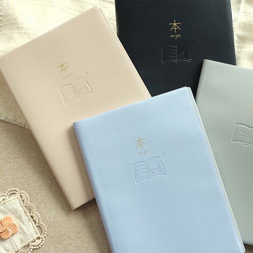三瑩文具 本系列 / 膠皮18K橫罫定頁筆記 (4色) SPN-18K-39