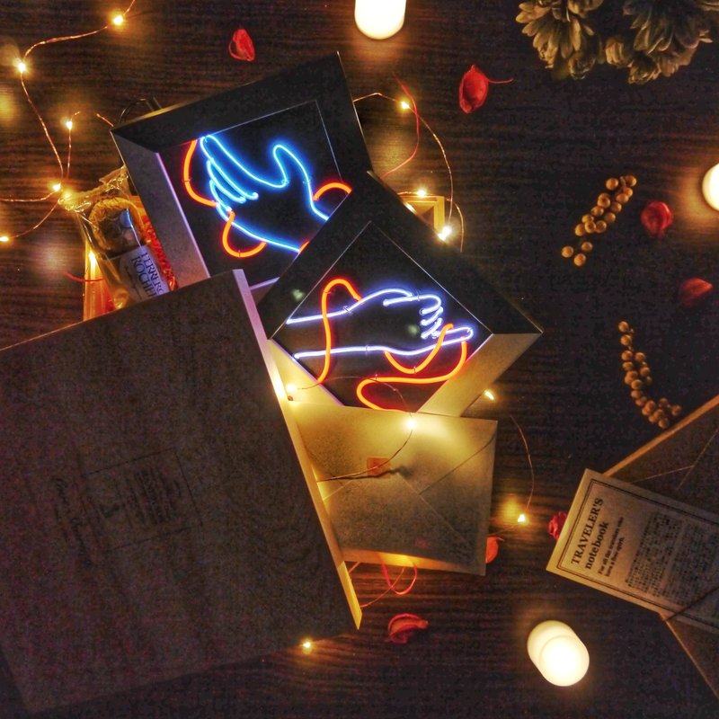 手作MINI材料包 霓虹燈 佈置裝飾 情人節禮物 - 擺飾/家飾品 - 其他材質 