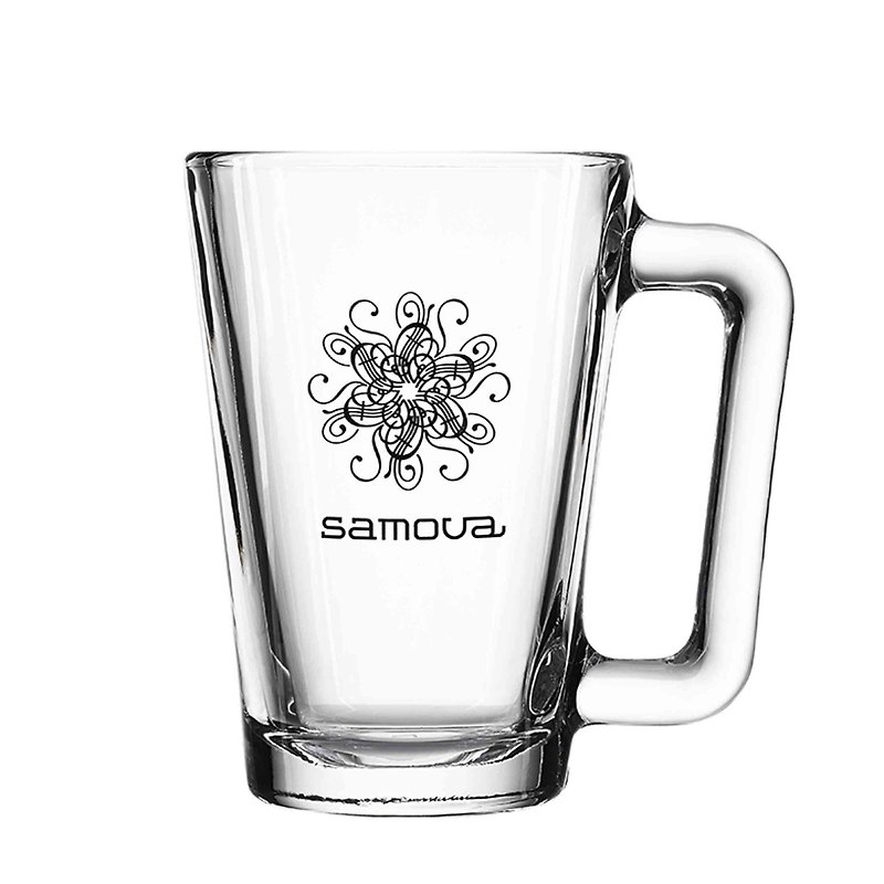 [Samova] square handle heat-resistant glass - Cups - Glass Transparent
