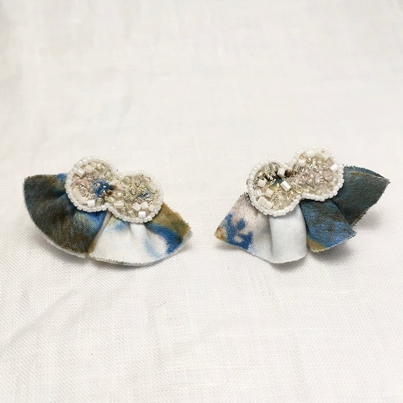 iroai 4 - Earrings & Clip-ons - Thread Blue