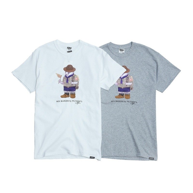 Filter017 Scout Badger Tee Scout Badger Teee - Men's T-Shirts & Tops - Cotton & Hemp Multicolor