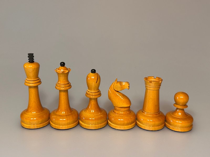 Soviet / Russian Chess set called Tal 1947 to 1953 - 桌遊/牌卡 - 木頭 黑色