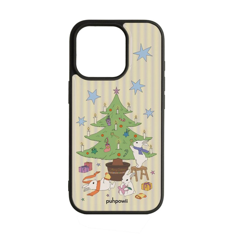 Wish Rabbit's Christmas(yellow) Phone Case - 手機殼/手機套 - 其他材質 黃色