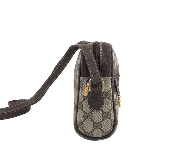 日本直送 名牌中古包 】GUCCI グッチ シェリーライン GG柄 ショルダーバッグ ベージュ PVCレザー vintage ヴィンテージ  2mchac - ショップ VintageShop solo ショルダーバッグ - Pinkoi