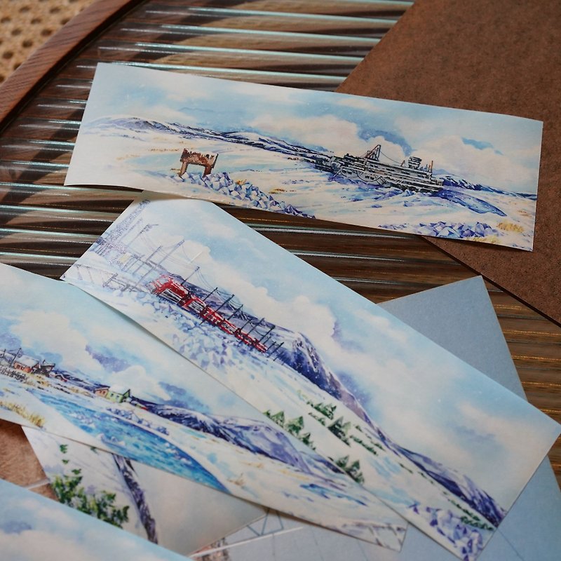 Winter Snow Washi Tape Made in Taiwan - มาสกิ้งเทป - กระดาษ หลากหลายสี