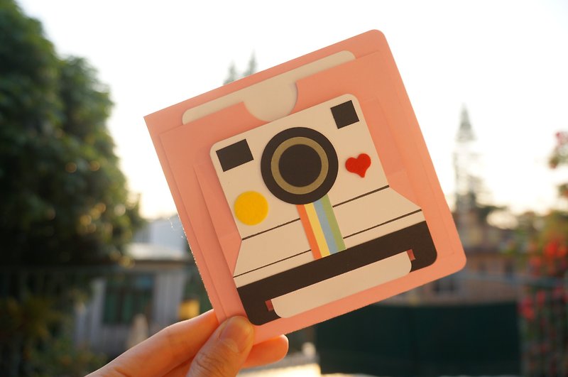 Polaroid / instant waterfall card - การ์ด/โปสการ์ด - กระดาษ หลากหลายสี