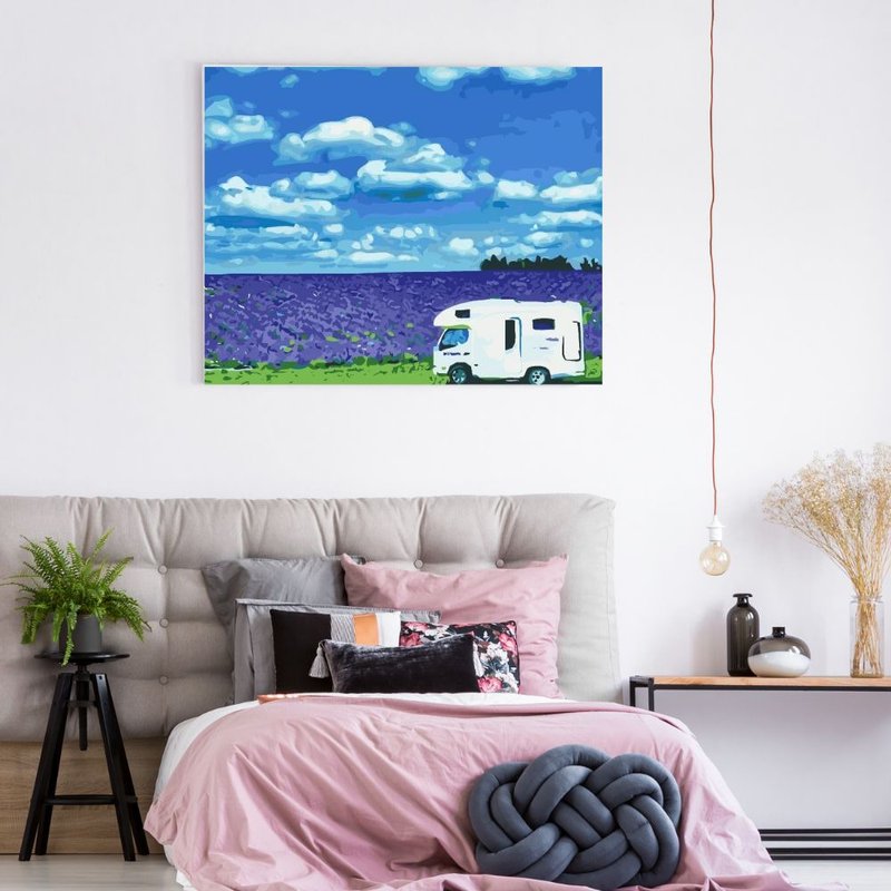 北海道富良野 創意數字油畫 【風景款】 - 插畫/繪畫/寫字 - 其他材質 