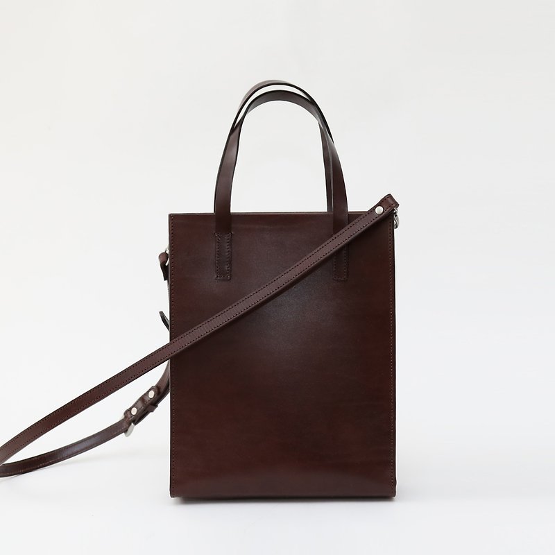 JOYDIVISION Simple new shoulder tote bag genuine leather women's bag - Messenger Bags & Sling Bags - Genuine Leather Multicolor