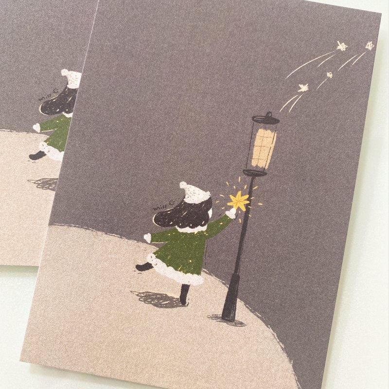 Star Wish / Postcard - Cards & Postcards - Paper Gray