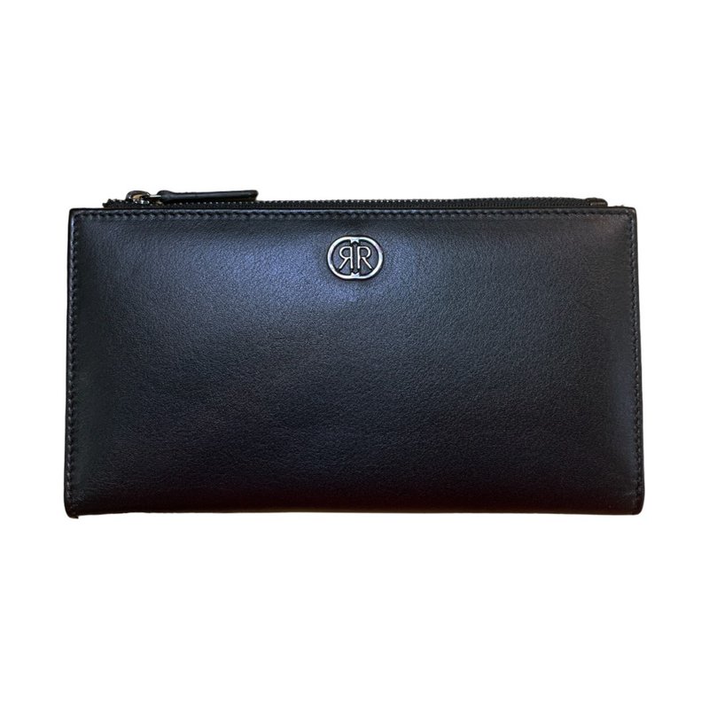 CERRUTI 1881 限量2折  頂級女用長夾 黑色 全新專櫃展示品 - 錢包/皮夾/長短夾 - 真皮 黑色